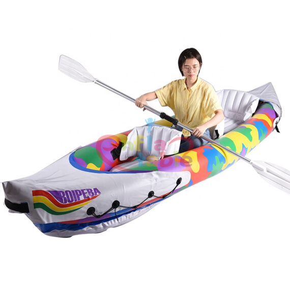 Kayak, Inflatable, 3 seater with Pump & Paddles